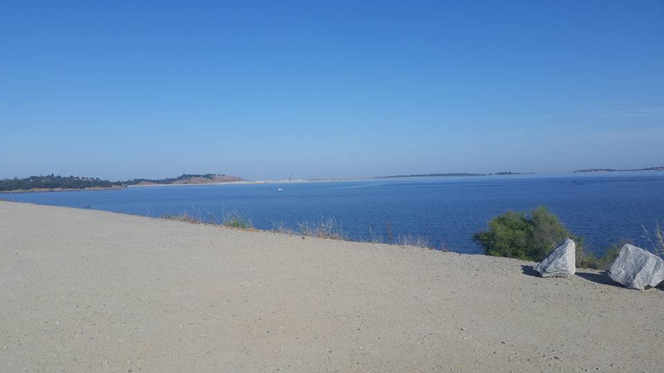 Folsom Dam Lake in California